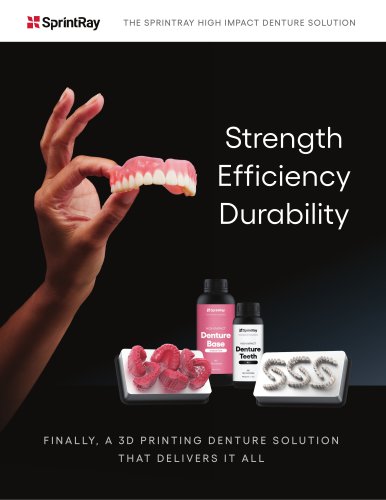 SprintRay High Impact Dentures