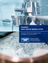 PHARMX® HIGH SHEAR GRANULATOR