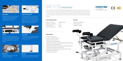 MC-C13 Delivery Room Bed