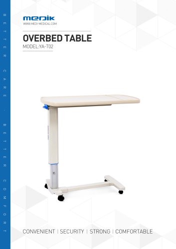 YA-T02 Hospital bedside table Medik