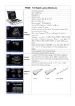 XF30B notebook B/W ultrasound scanner