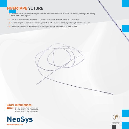 FIBERTAPE SUTURE