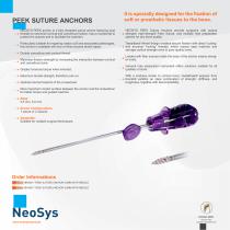 PEEK SUTURE ANCHORS