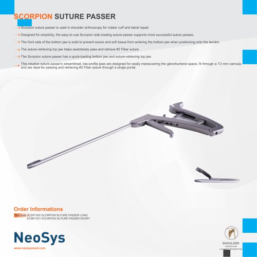 SCORPION SUTURE PASSER