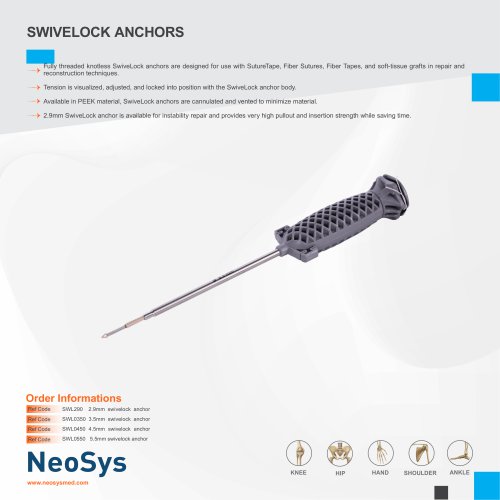 SWIVELOCK ANCHORS