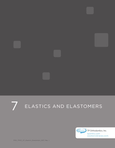 ELAST1CS AND ELASTOMERS