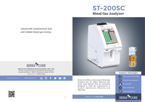 ST-200 SC Blood Gas Analyzer