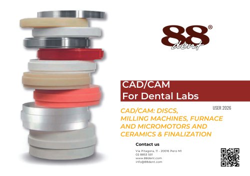 CAD/CAM: DISCS, MILLING MACHINES, FURNACE AND MICROMOTORS AND CERAMICS & FINALIZATION