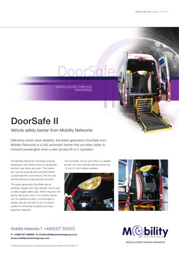 The Doorsafe Barrier from Mobility Networks