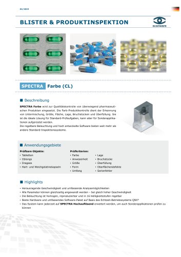 BLISTER & PRODUKTINSPEKTION