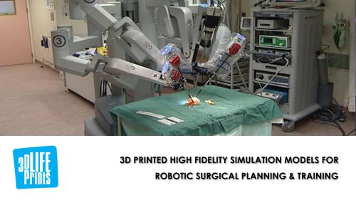 3D PRINTED HIGH FIDELITY SIMULATION MODELS FOR ROBOTIC SURGICAL PLANNING & TRAINING