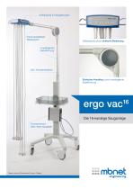 ECG suction unit: "ergo vac 16-channel" - 1