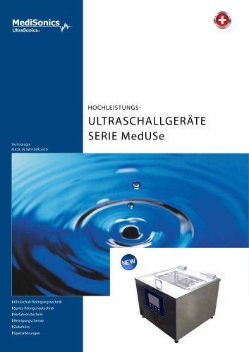 ULTRASCHALLGERÄTE SERIE MedUSe