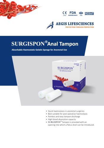 SURGISPON - Anal Tampon