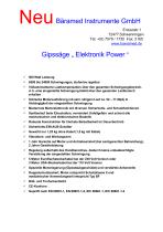 Gipssäge Elektronik Power-2