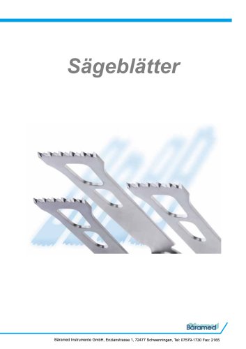 S&auml;gebl&auml;tter