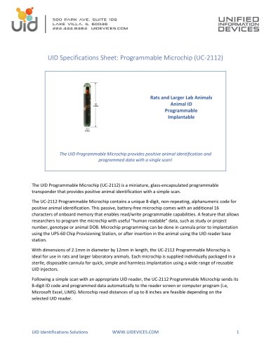 Programmable Microchip (UC-2112)