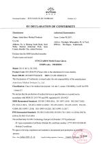  EU DECLARATION OF CONFORMITY