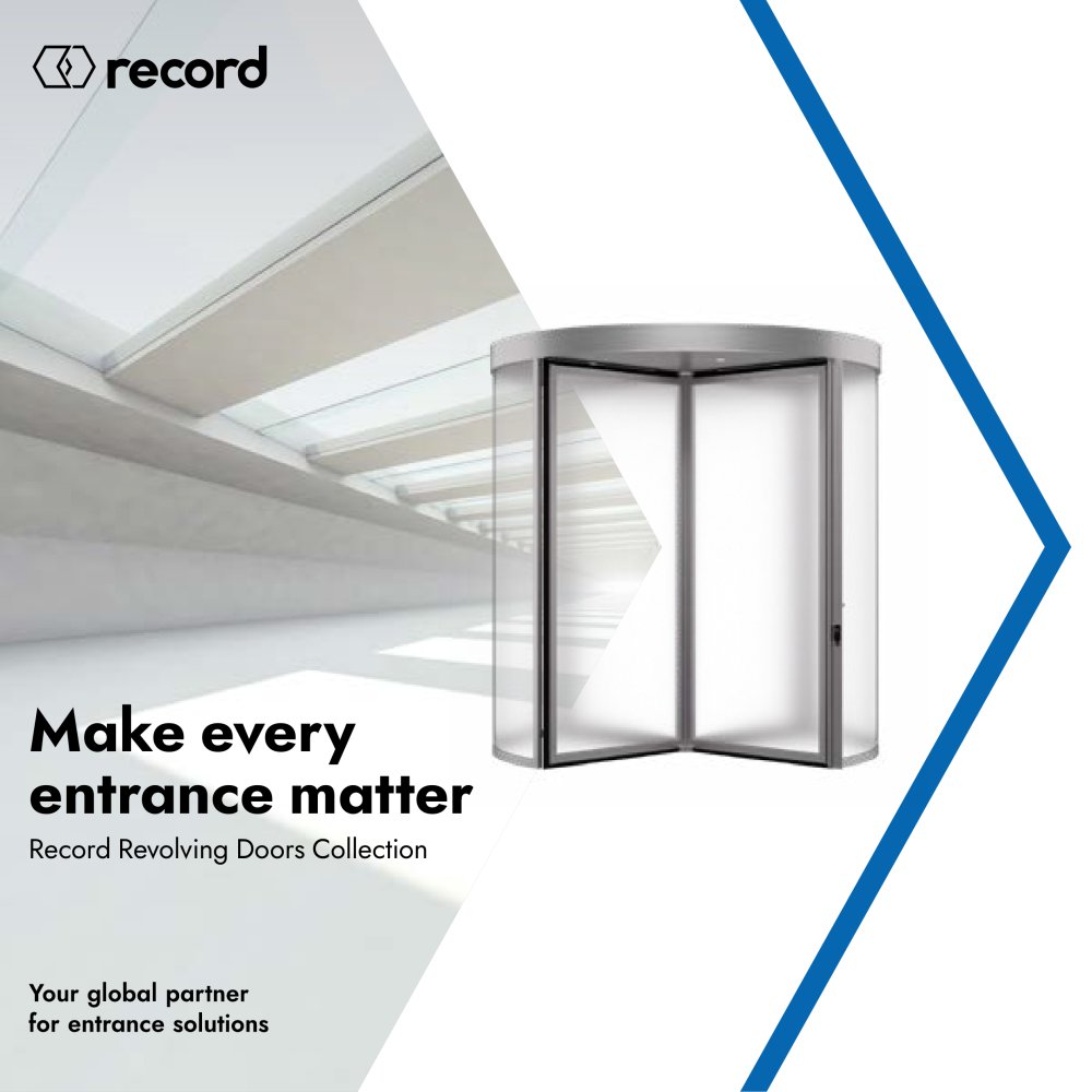 Make every entrance matter Record Revolving Doors Collection - record portes automatiques