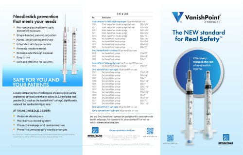 VanishPoint® syringes