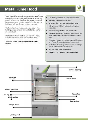 METAL FUME CUPBOARD