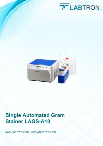 Single Automated Gram Stainer LAGS-A10 Catalog