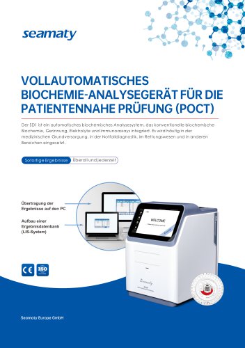 Seamaty fully automatic dry biochemsitry analyzer SD1、SMT-SD