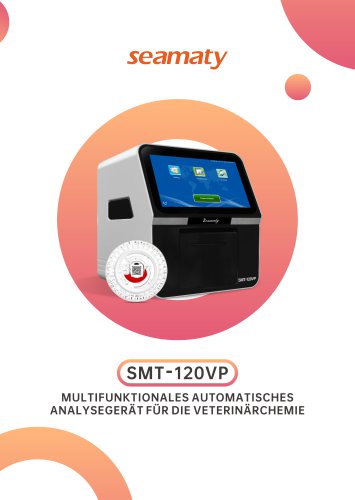 Seamaty Veterinary Automated Biochemistry Analyzer SMT-120V