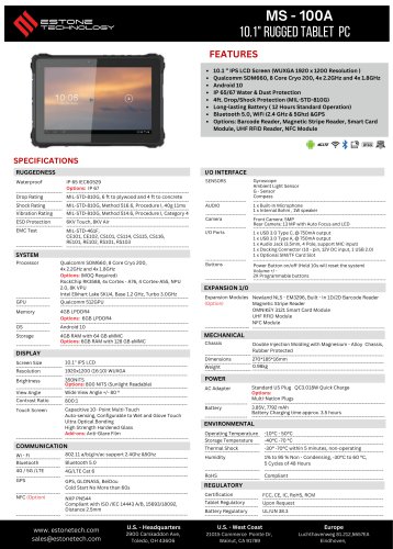 MS-100A Datasheet