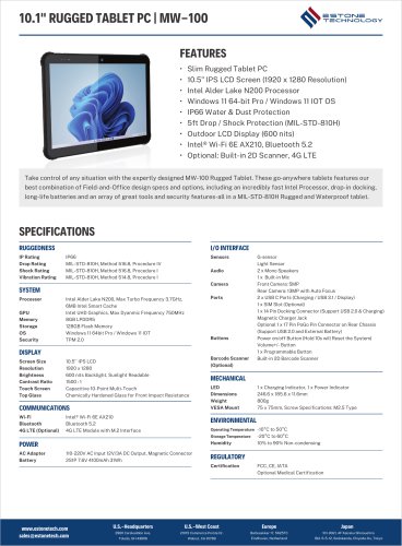 MW-100 Datasheet