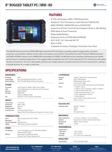 MW-80 Datasheet