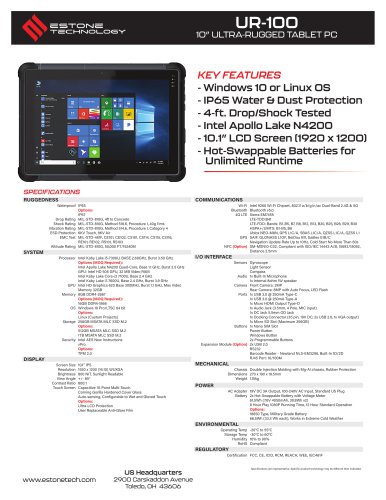 UR-100 Datasheet