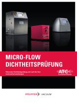 MICRO-FLOW DICHTHEITSPRÜFUNG - 1