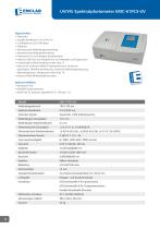 UV / VIS Spectralphotometer - 10