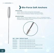 Bio-Force Soft Anchors catalog