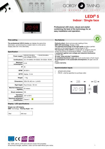 LEDI® 5 Indoor / Single face