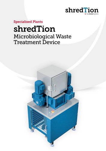 shredTion Microbiological Waste Treatment Device