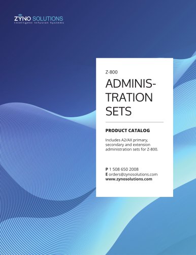 Z-800 ADMINISTRATION  SETS