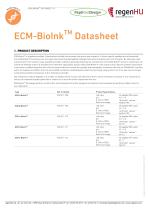 ECM-BioInk Datasheet