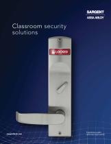 Classroom security solutions
