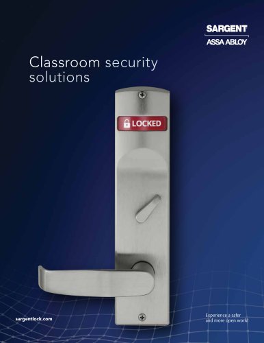 Classroom security solutions
