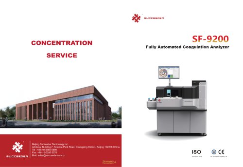 Fully Automated Coagulation Analyzer SF-9200