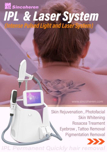 Portable IPL & ND YAG Laser machine SNQ-A