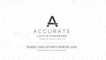 9100SEC HIGH SECURITY MORTISE LOCK