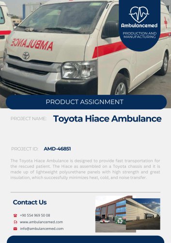 Toyota Hiace Ambulance Catalog