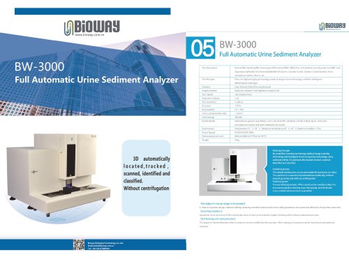 Urine Sediment Analyzer BW-3000