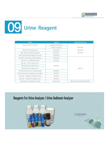 Urine Sediment Analyzer Reagents