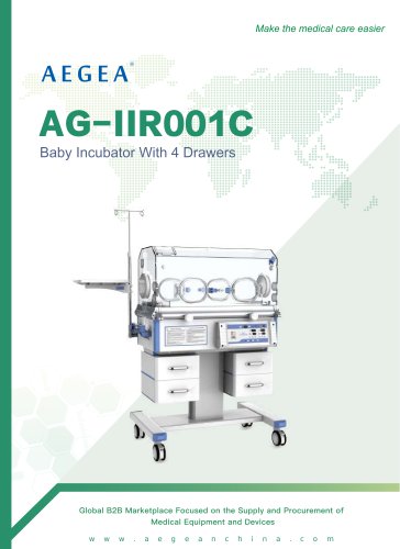 AG-IIR001C Baby Incubator With 4 Drawers