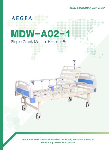 MDW-A02-1 Single Crank Manual Hospital Bed