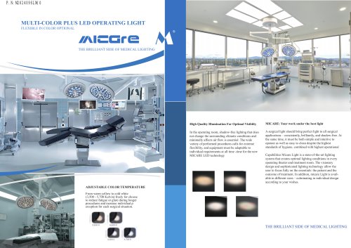 MULTI-COLOR LED PLUS surgical light -M202409SLM0